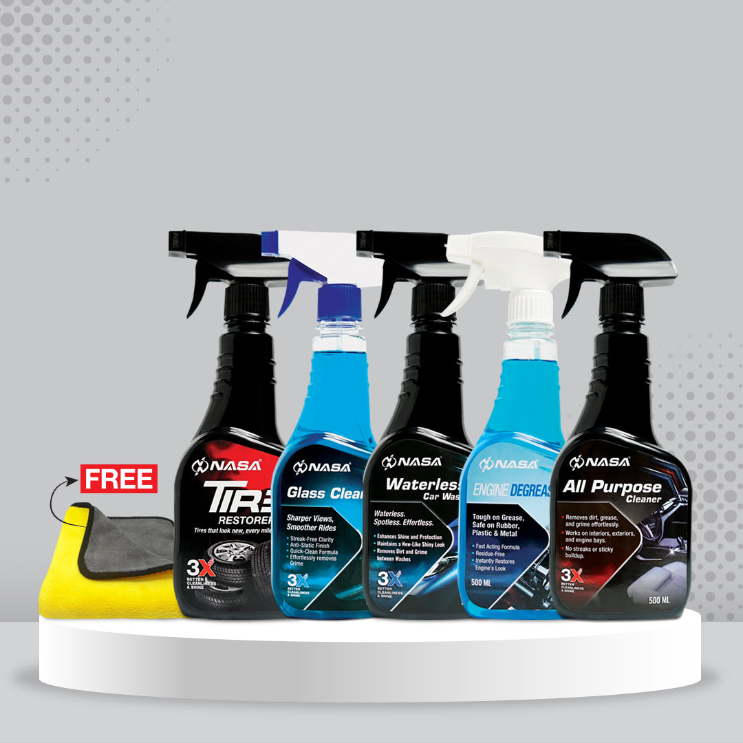 5 in 1 Power Shine Bundle with FREE Microfibre