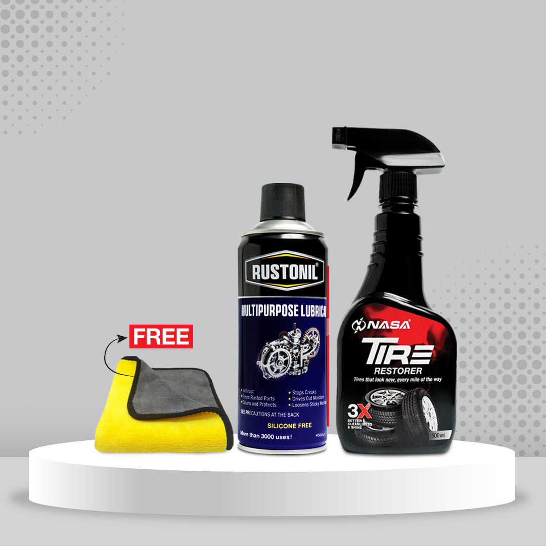 2-in-1 Rain Shield Pack with FREE Microfibre