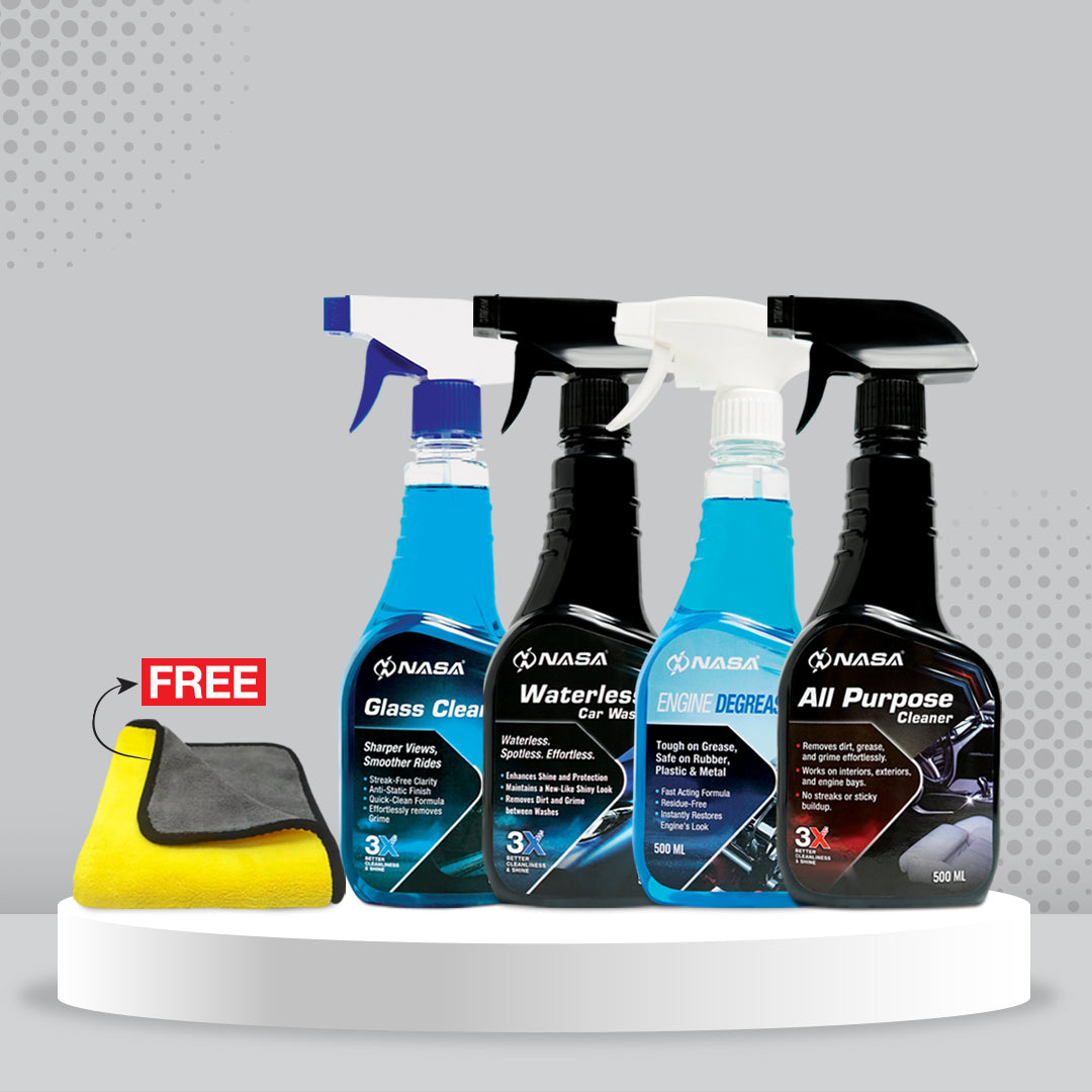 4 in 1 Auto Perfection Pack with FREE Microfibre