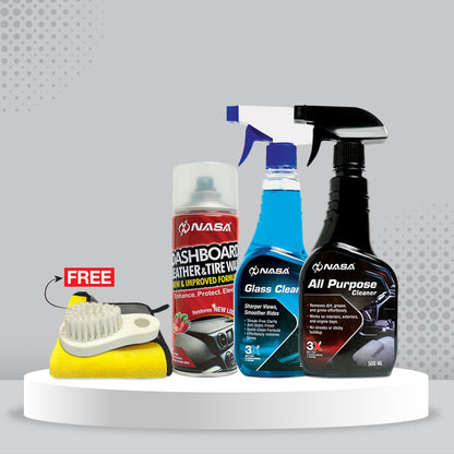 Revive &amp; Clean Pack With FREE Detailing Brush + Microfibre Cloth