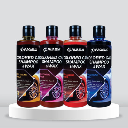 Colored Car Shampoo &amp; Wax