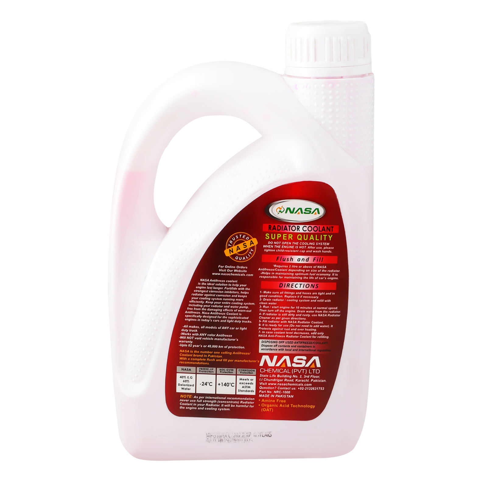 Auto Antifreeze Coolant | Car Radiator Coolant (Super) - NASA Auto Care ...